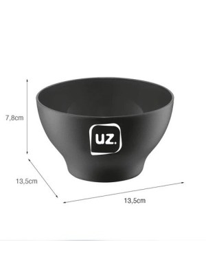 Cumbuca Plástica Preta 500ml UZ – Tigela Versátil para Sobremesas, Sopas e Petiscos