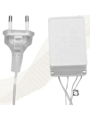 Lâmpada Cascata com Estrela 3m x 80cm Luz Decorativa para Festas e Ambientes cor Branco