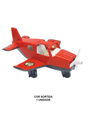 Aviao de Plastico Color 30cm