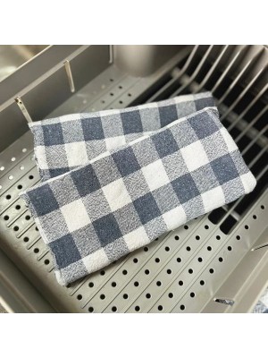 Pano de Pia Duplo Xadrez 30×40cm em Algodão Super Absorvente com Bainha Reforçada para Cozinha