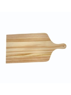 Tábua de Carne de Madeira 20x40cm para Corte e Churrasco com Acabamento Natural e Alta Durabilidade