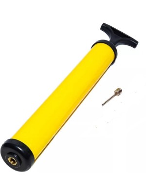 Bomba de Ar Manual 28cm com Agulha Adaptadora – Inflador Portátil para Bolas, Boias e Brinquedos Infláveis, Compacta e Resistente