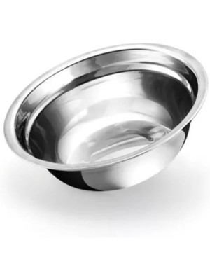 Tigela Inox 23cm Bowl de Aço Inoxidável Multiuso para Cozinha, Saladas e Massas – Durável, Higiênica e de Fácil Limpeza