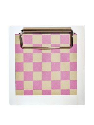 Nota Sticker com Mini Prancheta Win Paper by Fiorella Sotti 7,5x7,5cm – Bloco Adesivo Decorativo com 40 Folhas para Anotações