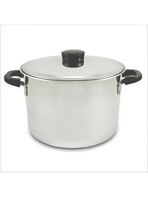 Caldeirão Alemão AB 24 Polido 6,25 L Alubril – Caldeirão de Alumínio Brilhante, Resistente e Ideal para Grandes Receitas