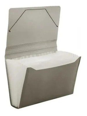 Pasta Arquivo 13 Divisórias Expansível em Polipropileno Resistente para Documentos Formato A4 – Organizador de Escritório