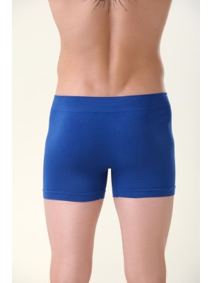 Cueca Boxer Adulto Azul G Sem Costura com Alta Elasticidade, Conforto Diário e Ajuste Anatômico para Máxima Mobilidade