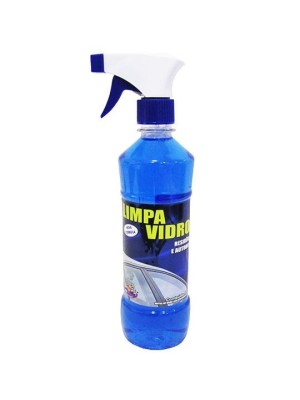 Limpa Vidros 500ml Spray para Vidros, Espelhos e Superfícies de Vidro com Secagem Rápida