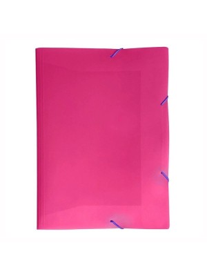 Pasta aba elástico A4 lombo 4cm full color pink organizadora de documentos escolar e escritório