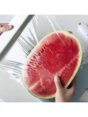 Rolo de Papel Filme PVC 10m x 28cm para Alimentos Cozinha Uso Doméstico e Comercial