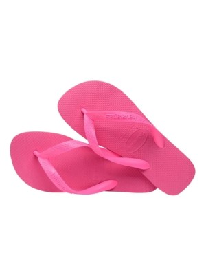 Havaianas Top Rosa Flux 33/34 – Chinelo Unissex Original em Borracha Confortável com Sola Antiderrapante para Uso Diário, Praia e Piscina
