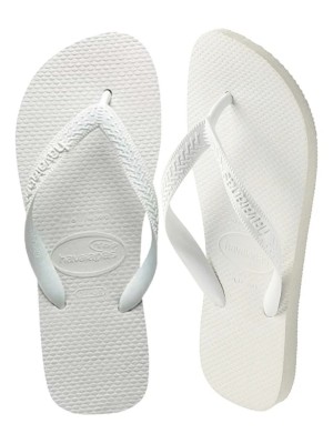 Havaianas Top Branco 41/42 Original Confortável com Sola Grossa Antiderrapante para Uso Diário