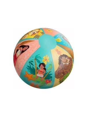 Bola Inflável Moana 40cm Infantil Colorida para Praia Piscina e Brincadeiras