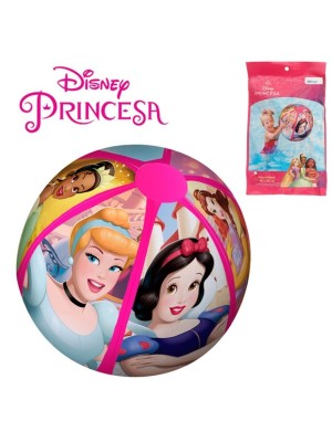 Bola inflável 40cm princesas Disney infantil para piscina praia e diversão ao ar livre