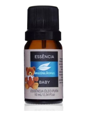 Essência Oleosa Baby 10ml Amazônia Aromas para Aromatização, Difusores, Velas e Sabonetes Artesanais