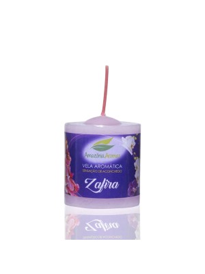 Vela perfumada 60g zafira amazonia aromas aromatizante decorativo para ambientes
