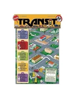 Trânsito Jogo Educativo Infantil de Tabuleiro para Aprender Regras de Trânsito, Cidadania e Convivência de Forma Divertida