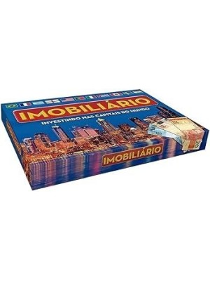 Imobiliário Jogo de Tabuleiro Educativo Investindo nas Capitais do Mundo Ideal para Aprendizado Financeiro, Estratégia, Negociação e Diversão