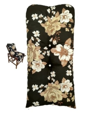 Assento praia acolchoado 84x49x6cm confortável para cadeira de praia, piscina, camping e áreas externas