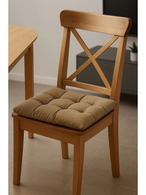 Assento de cadeira acolchoado 40x40x6cm confortável com enchimento macio para uso diário em cozinha, sala e escritório