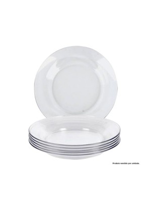 Prato Fundo Vidro Duralex 22cm Astral 