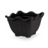 VASO FLOR QUADRADO MINI PRETO 1,5L UN. INJEPLASTEC