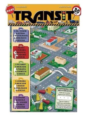 Trânsito Jogo Educativo Infantil de Tabuleiro para Aprender Regras de Trânsito, Cidadania e Convivência de Forma Divertida
