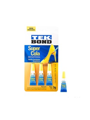 COLA TEKBOND CRTL C/3 PCS 3G BLISTER UN.