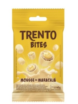 WAFER TRENTO BITES MOUSSE DE MARACUJA 40G UNITARIO
