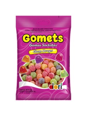 Gomets Goma Sino 150g Doces Gelatinosos Coloridos em Formato de Sininhos para Festa, Lembrancinha e Revenda
