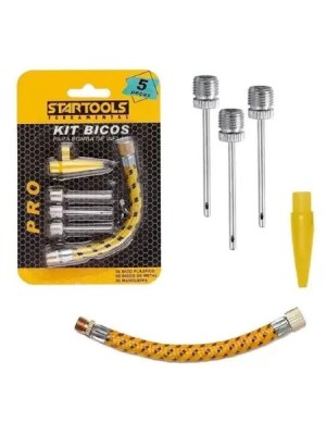 BICOS P/ BOMBA DE INFLAR KIT C/5 PCS UN.