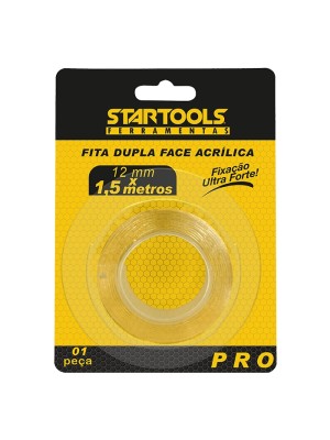 FITA DUPLA FACE ACRILICA 12MMX1,5M UN.