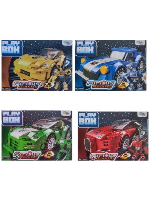 VEICULOS CORRIDA DE MONTAR PLAY BOX FURIOUS RACING SORTIDO,UN. WELLMIX