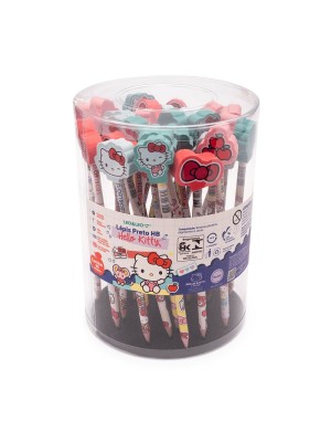 LAPIS HB COM BORRACHA NA PONTA HELLO KITTY POTE C/30PCS UN.