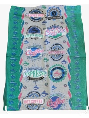 Pano de Copa Felpuda Estampada 38x60cm Algodão Alta Absorção