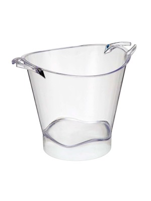 MINI BALDE P/ DRINK CRISTAL 12,5X10CM UN.